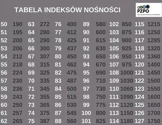 Jak idealnie dopasować nośność opony do swojego samochodu?