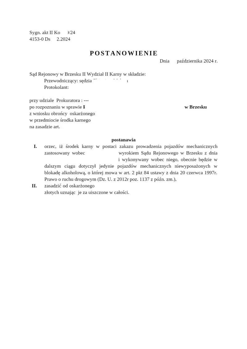 Odzyskanie prawa jazdy