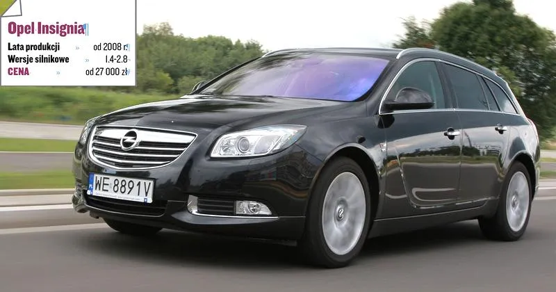 Opel Insignia zużycie paliwa